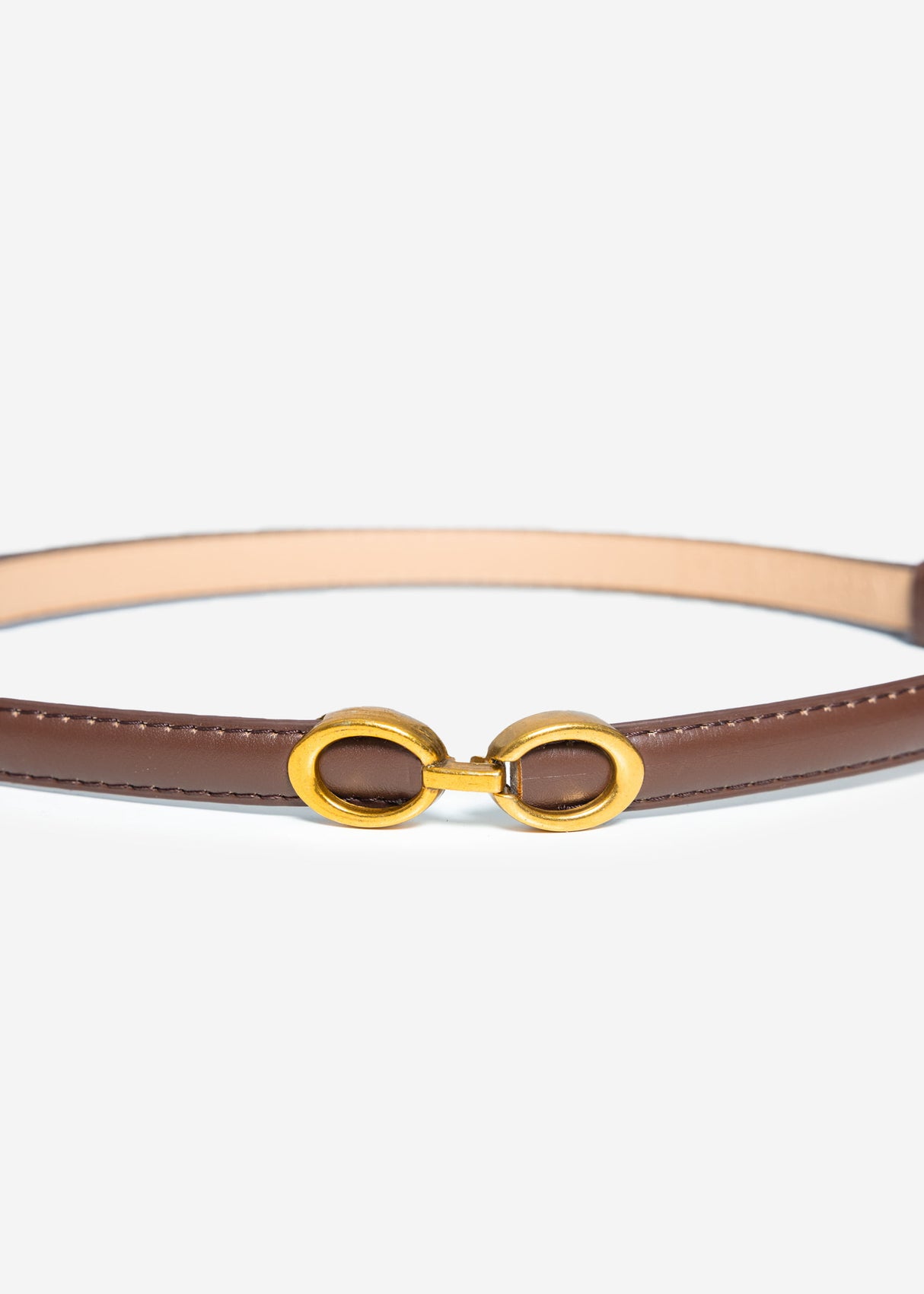 Adjustable belt - dark brown