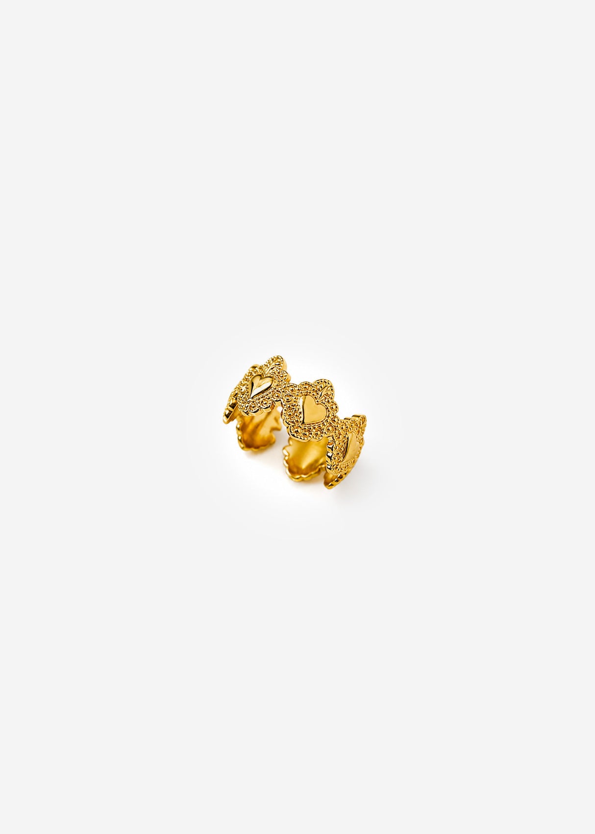 Vintage Herzring - gold