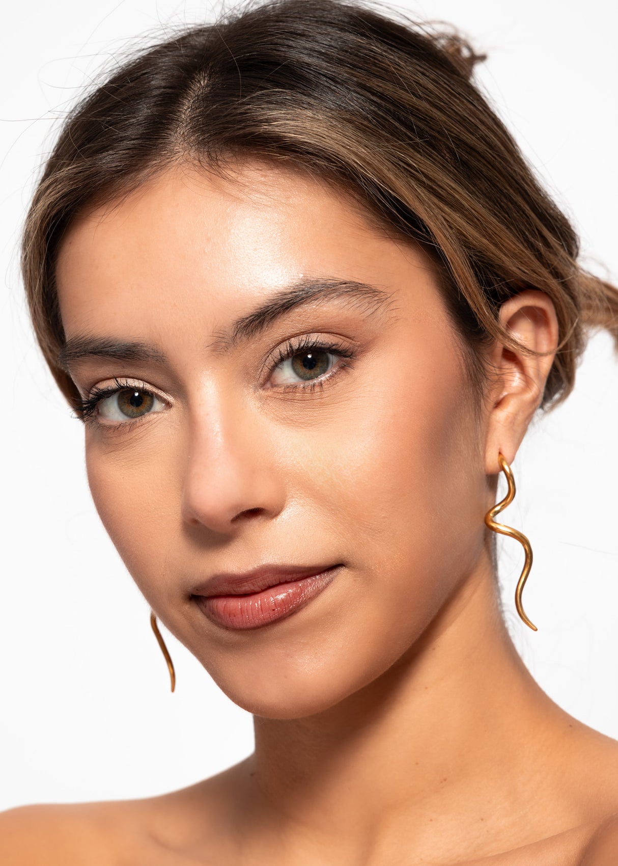 Wave Ohrstecker - gold