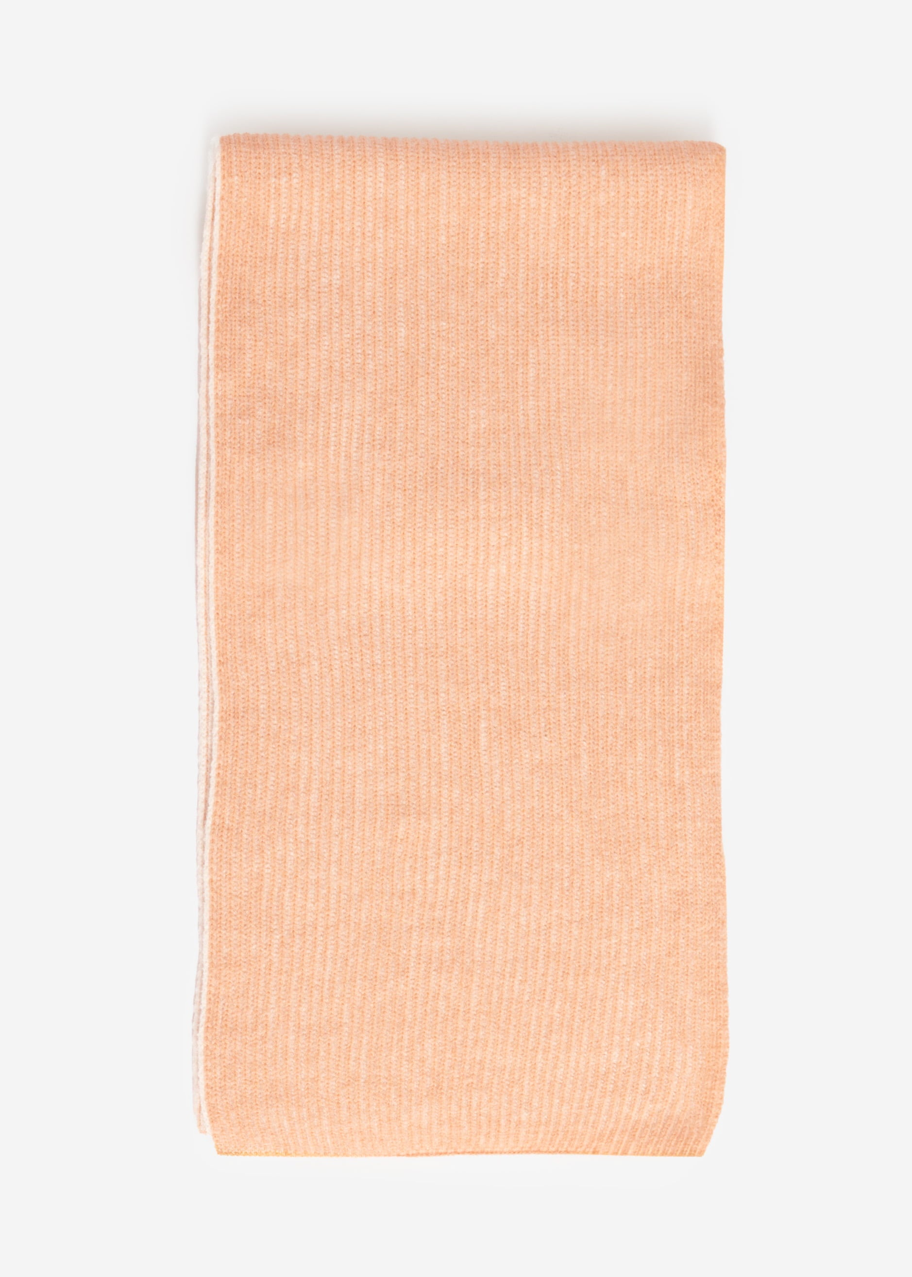 Two-tone ribbed scarf - pink-light pink