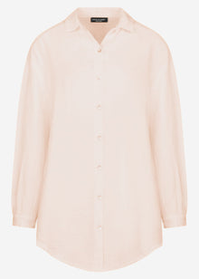 Oversized muslin blouse - light beige