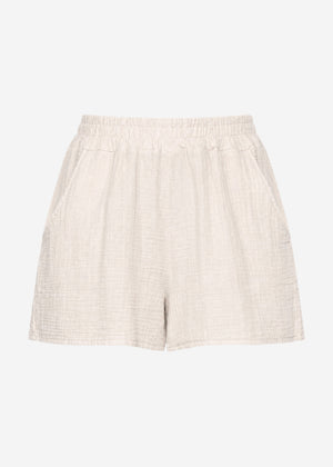 Muslin shorts, light beige