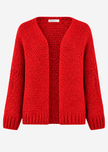Oversized cardigan - red