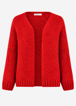 Oversize Cardigan - rot