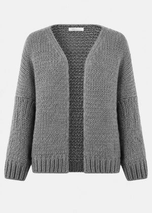 Oversize Cardigan - dunkelgrau