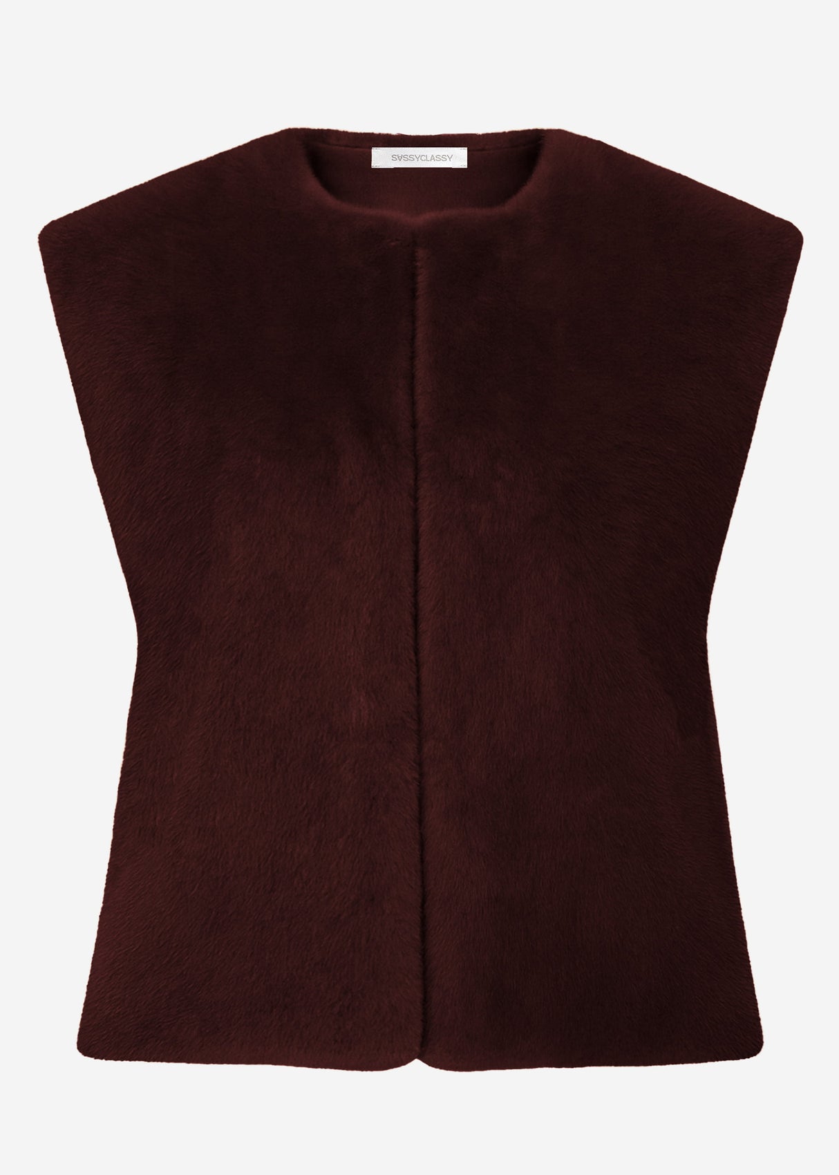 Elegant vest - brown