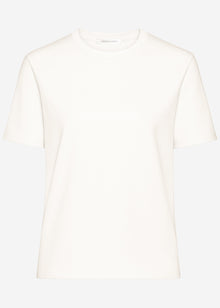 Rundhals T-Shirt - hellbeige