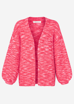 Zweifarbiger Cardigan - pink