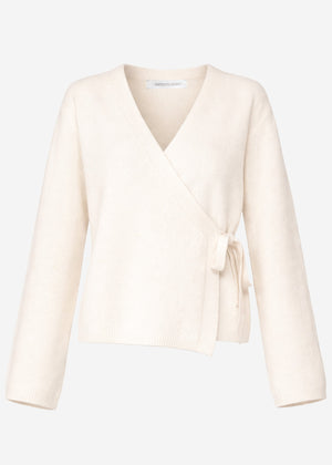Wrap cardigan - off-white