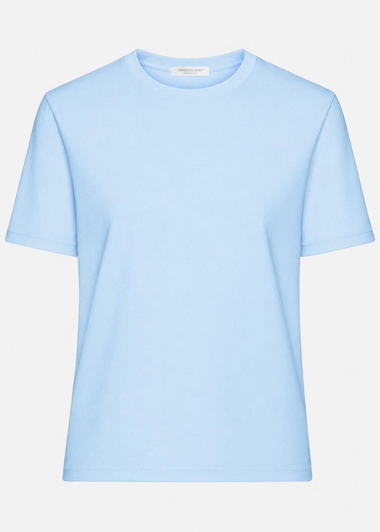 Rundhals T-Shirt - hellblau