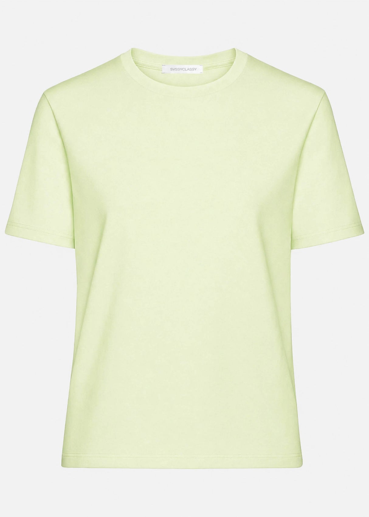 Rundhals T-Shirt - hellgrün