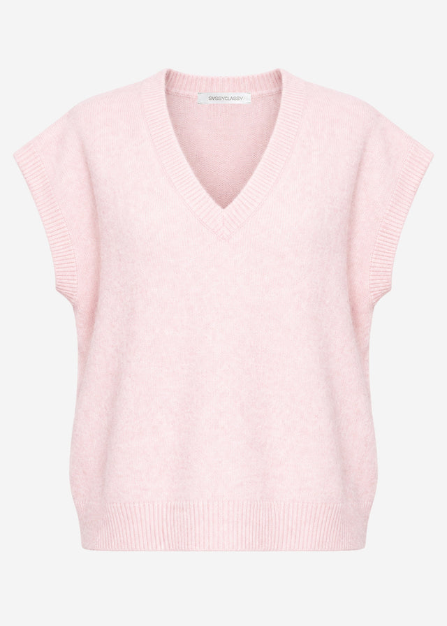 Pullunder mit V-Ausschnitt - rosa