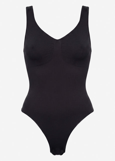 Bodysuit Sculpting Shapewear mit String - schwarz by SASSYCLASSY