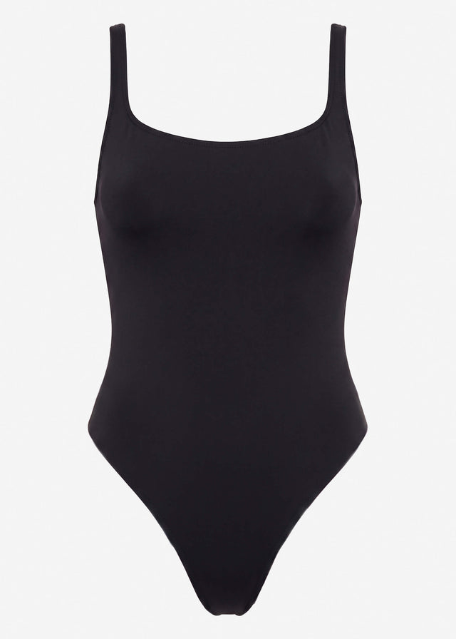Bodysuit Soft Shapewear mit String - schwarz