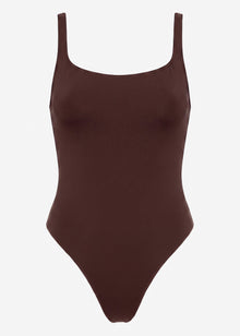 Bodysuit Soft Shapewear mit String - dunkelbraun