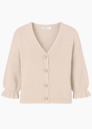 Cardigan mit 3/4-Ärmeln - offwhite
