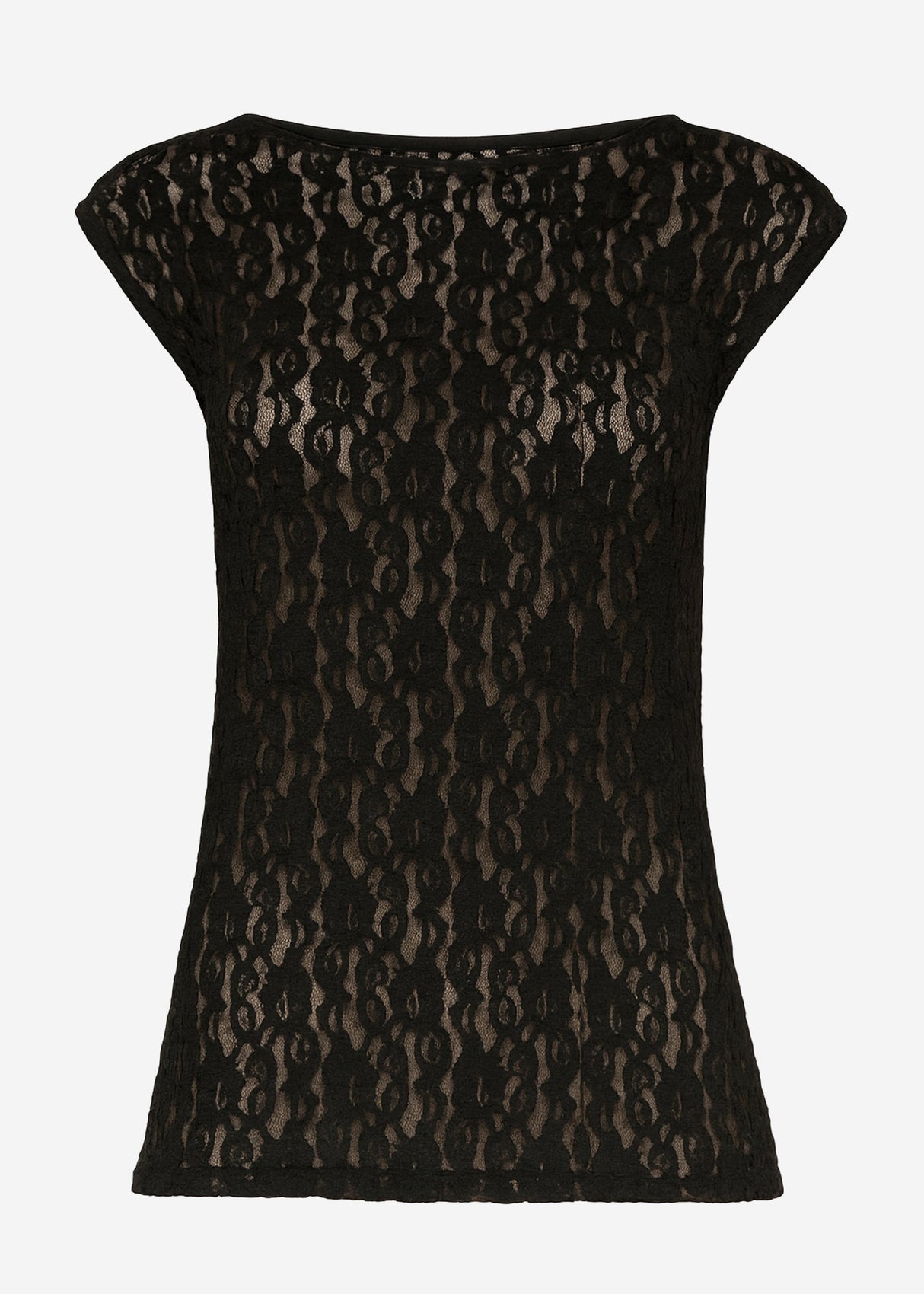 Lace top - black