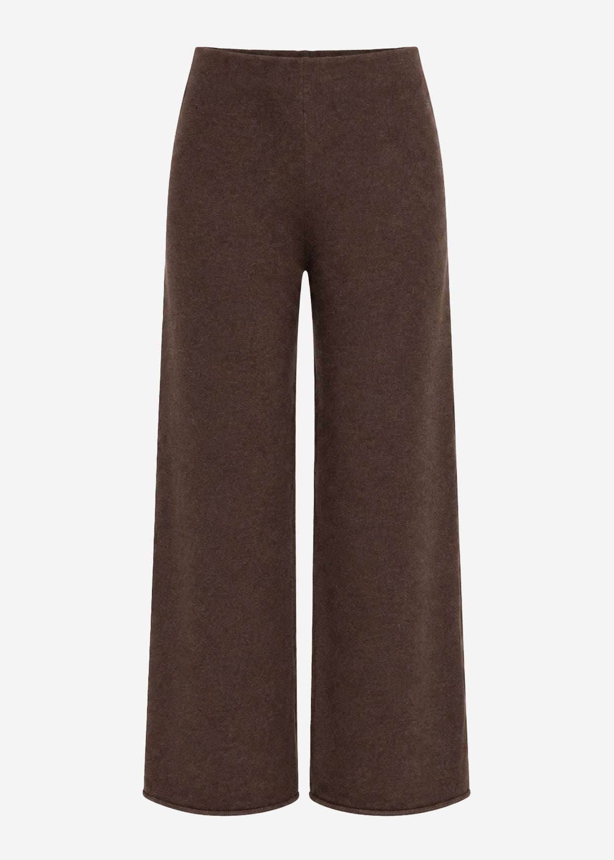 Loungewear Hose mit geradem Bein - braun