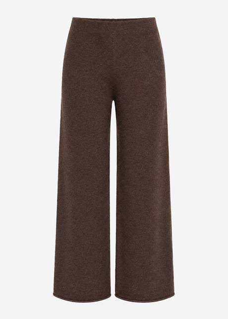 Loungewear Hose mit geradem Bein - braun von SASSYCLASSY