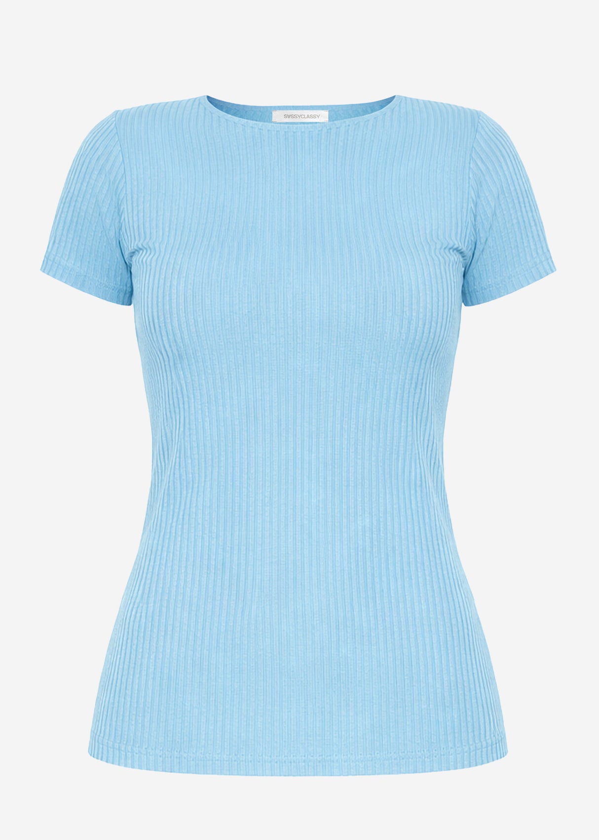 Crop shirt - light blue