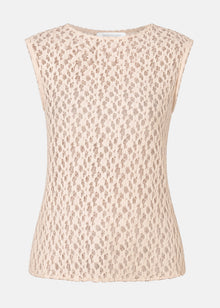 Lace top - beige