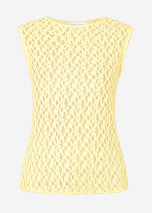 Spitzen-Top - gelb
