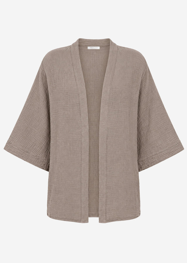 Muslin kimono - taupe