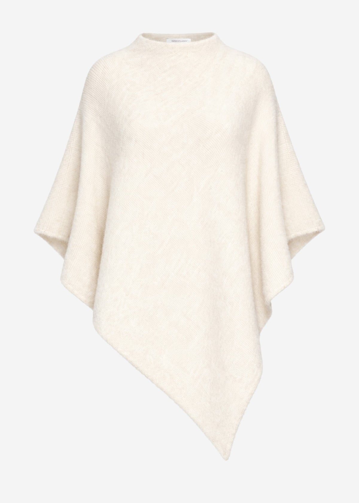 Poncho mit Wollanteil - offwhite