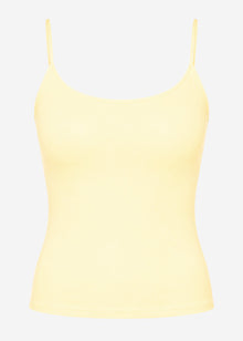 Spaghetti strap top - butter yellow