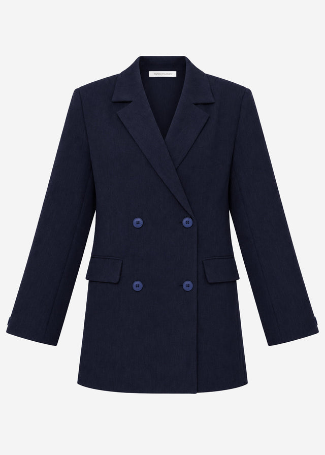 Oversize Blazer - dunkelblau