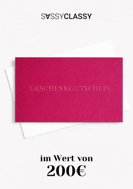 SASSYCLASSY Giftcard