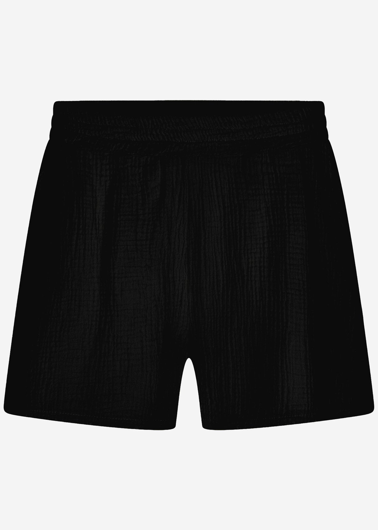 Muslin shorts, black