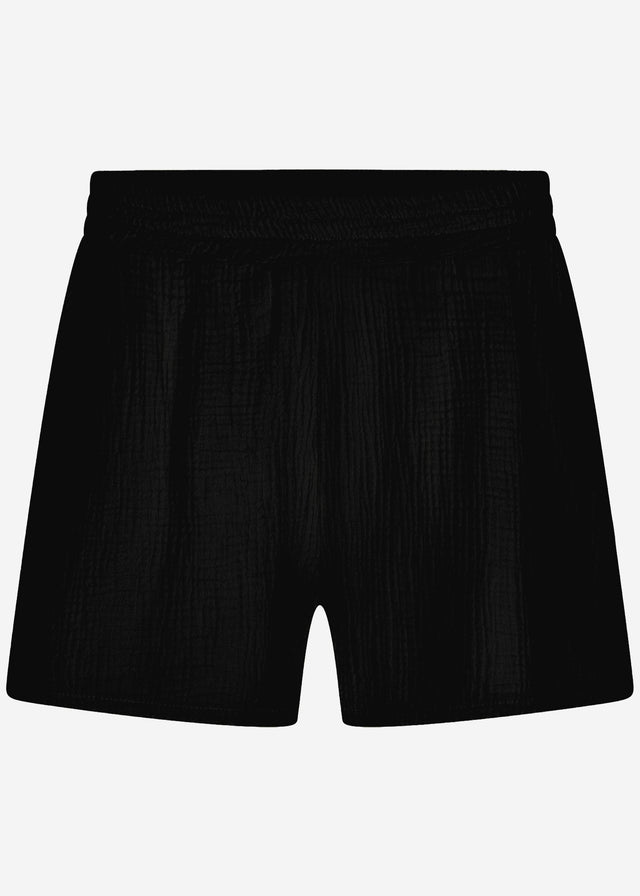 Muslin shorts - black
