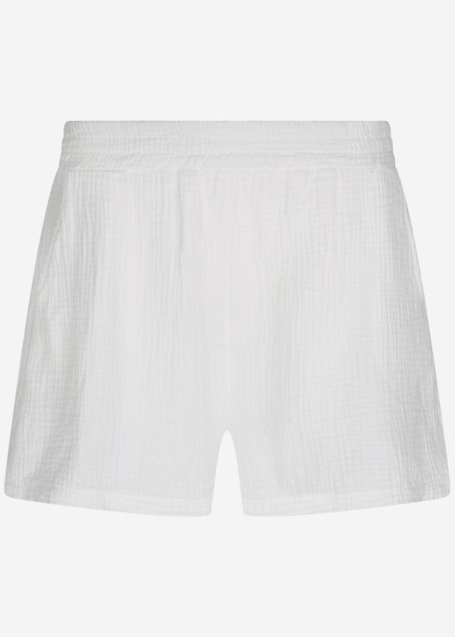 Musselin Shorts - weiß