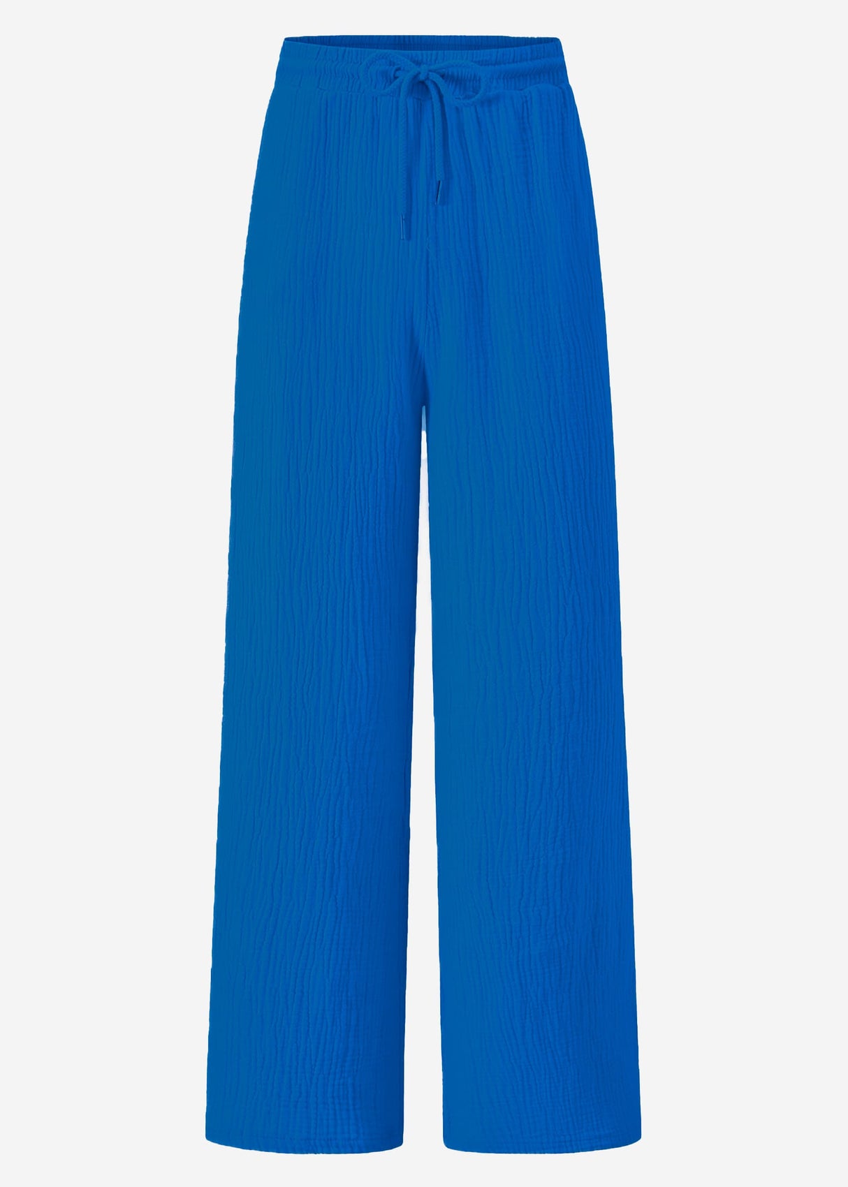 Muslin pants, royal blue