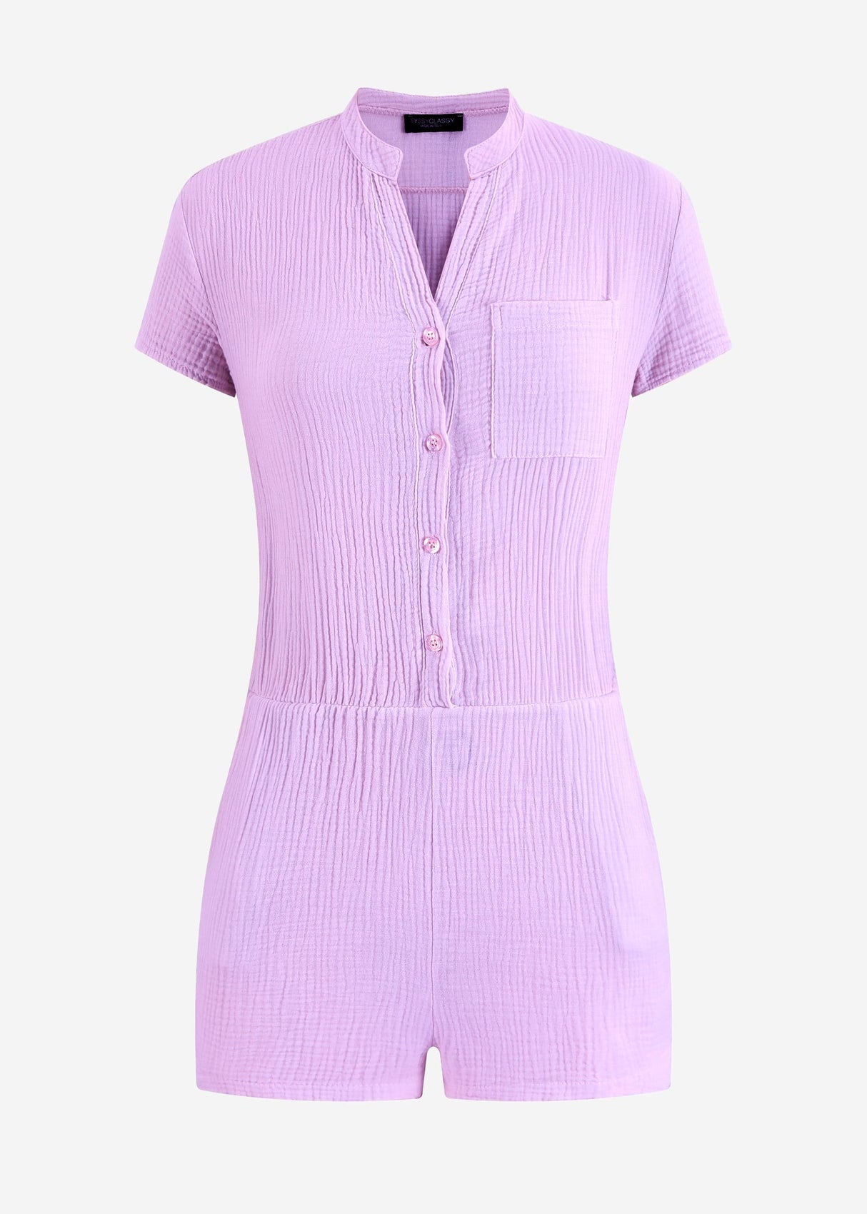 Musselin Jumpsuit, lila