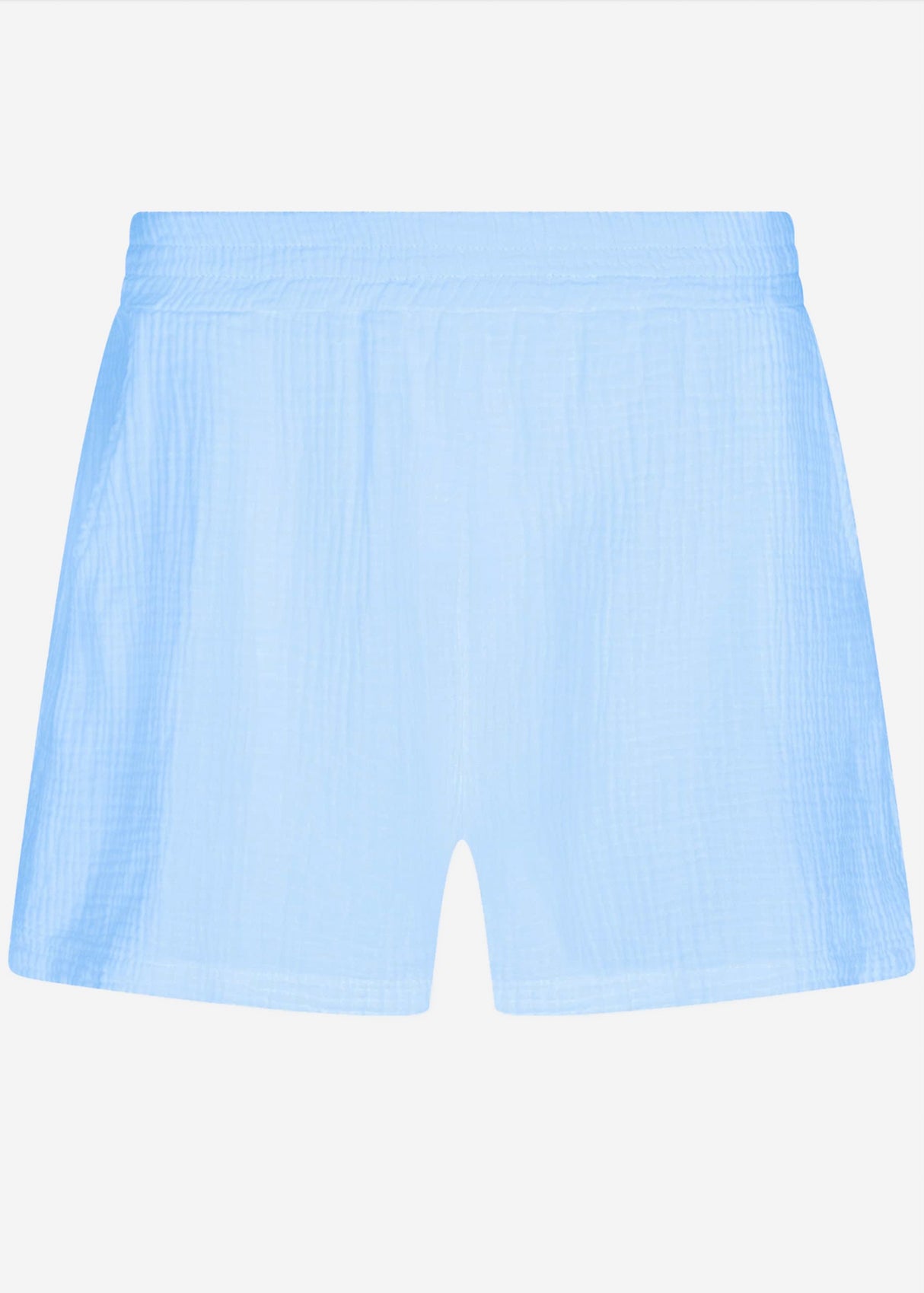 Muslin shorts, light blue
