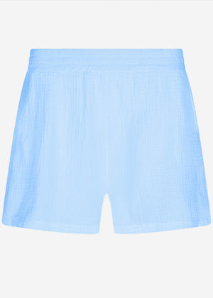 Muslin shorts, light blue