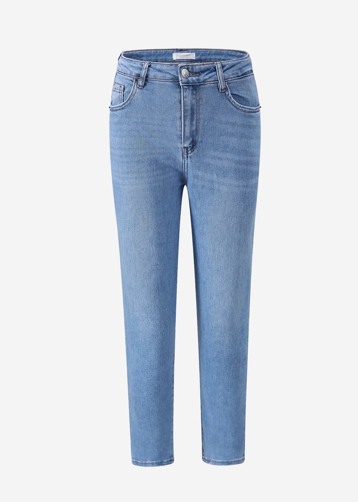 Relax fit high waist jeans, blue
