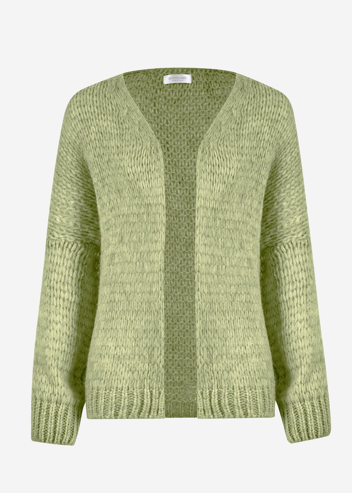 Oversize Cardigan - hellgrün