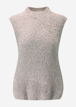 Lässiger Strick Pullunder - beige