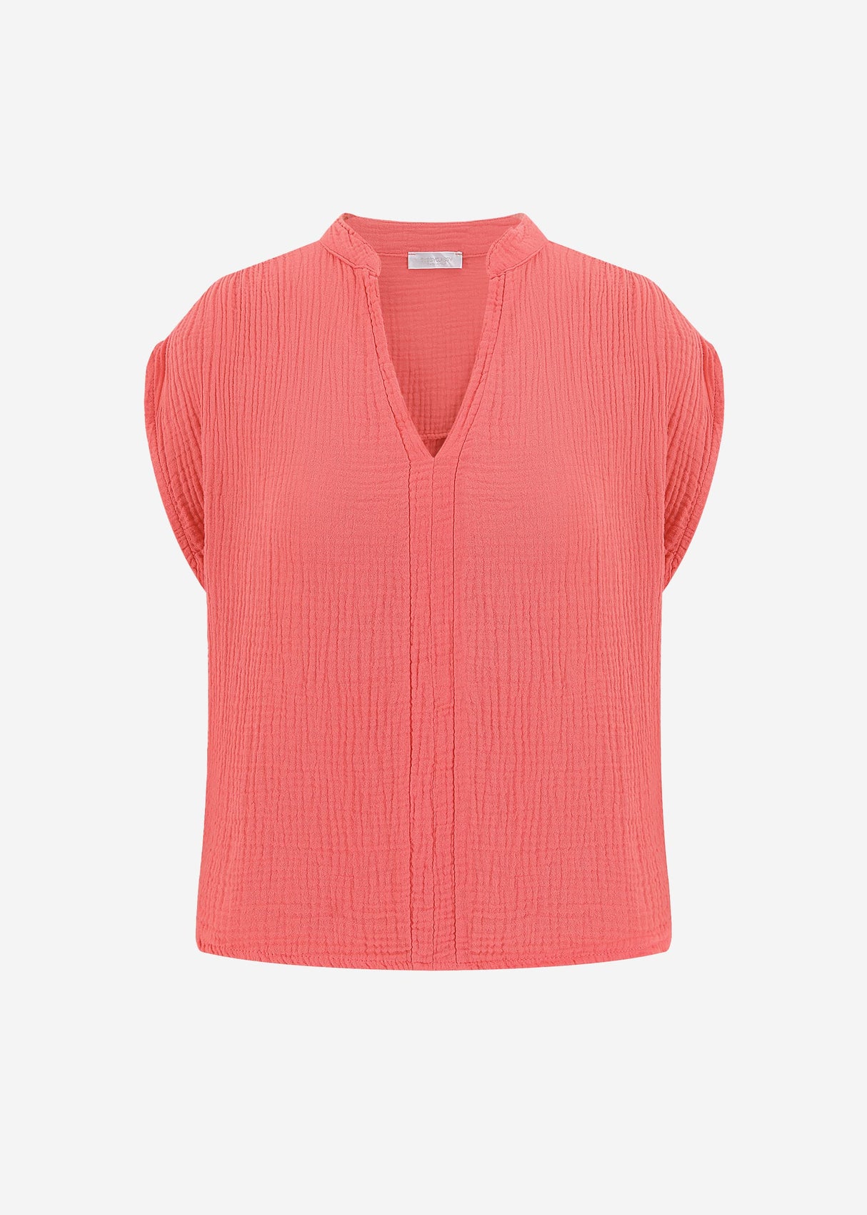 Musselin Shirt - koralle