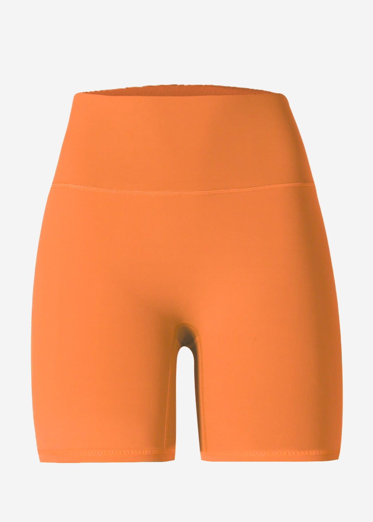 Short sports leggings - orange