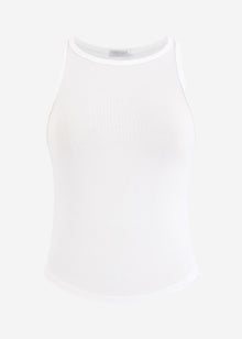 Geripptes Tank Top - offwhite
