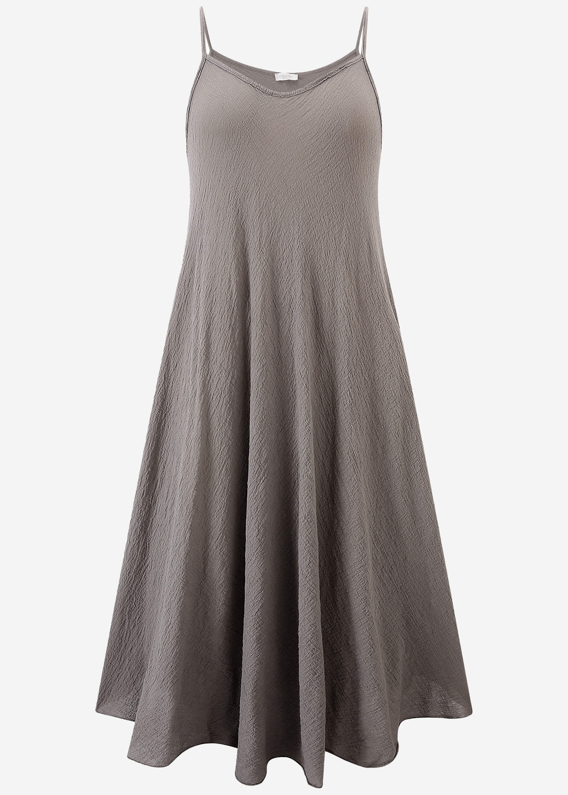 taupe beach dress Smocked Halter Maxi Taupe / Medium