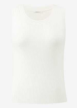 Knitted top - off-white