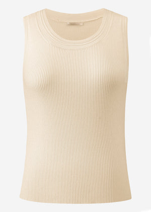 Knitted top - beige