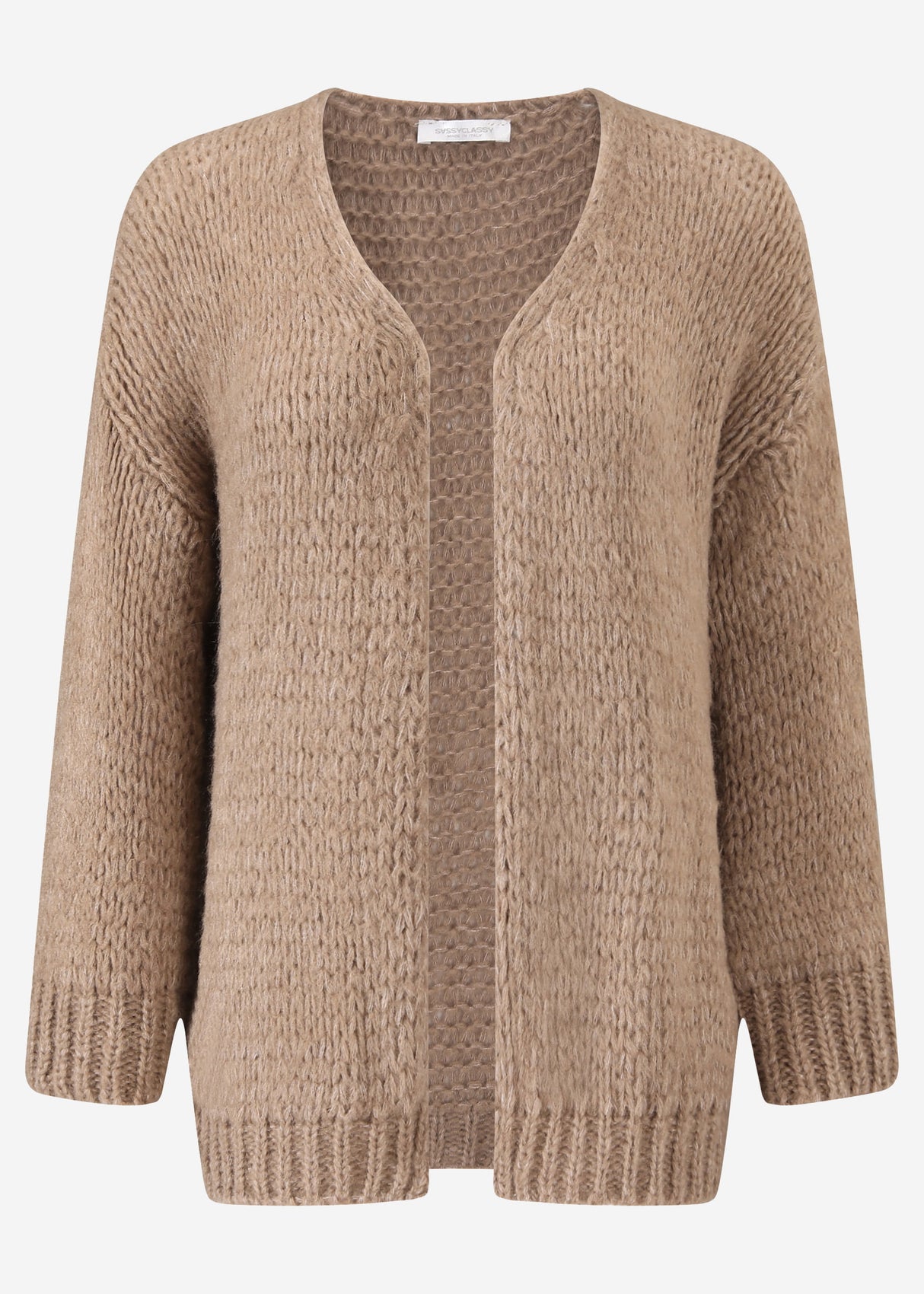 Oversized cardigan - brown