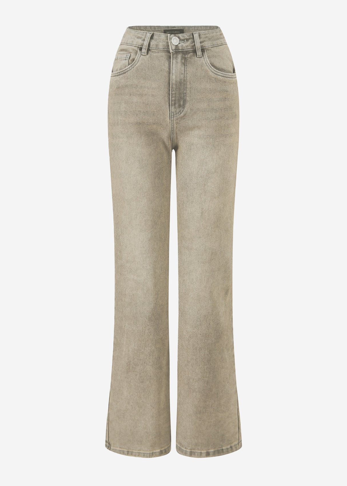 Straight-leg jeans - greige