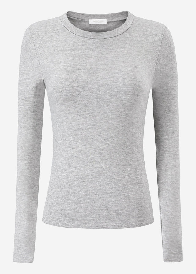 Langarmshirt - grau